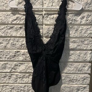 Forever 21 Midnight Lace Bodysuit